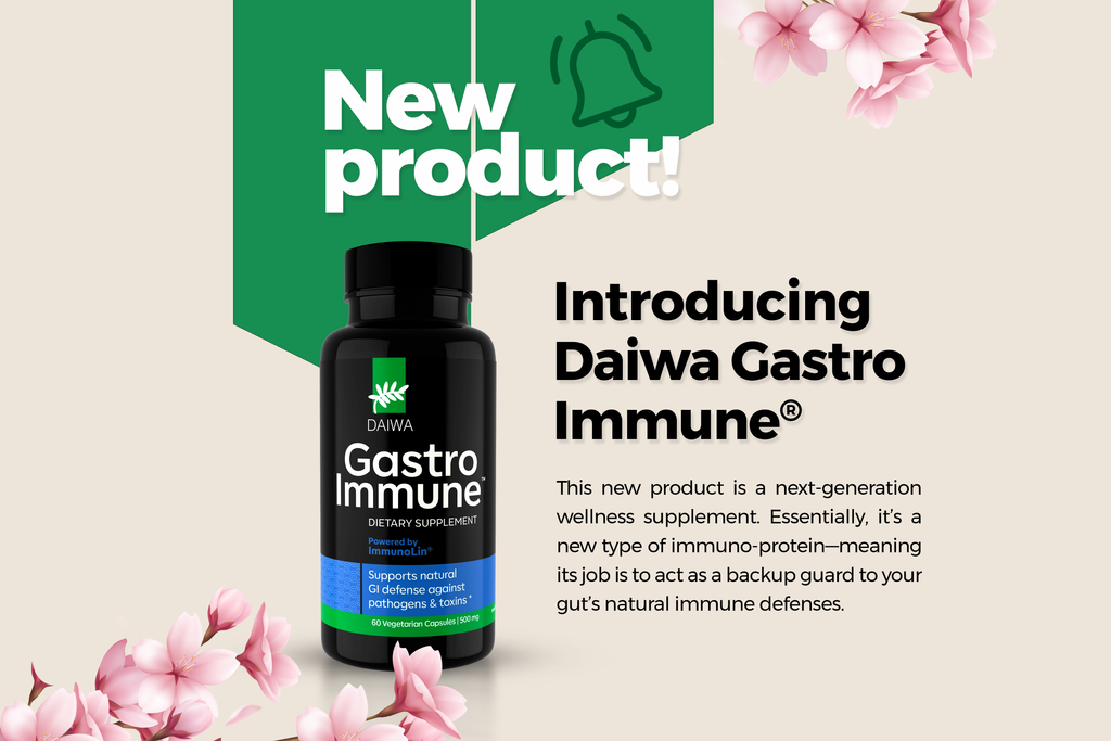 Daiwa GastroImmune job is to act as backup guard to your gut's natural immune defenses.